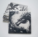 Dragon Circular Coasters