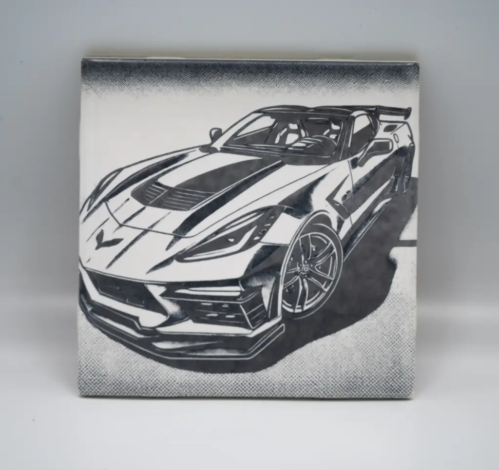 2017 Chevy Corvette Coasters