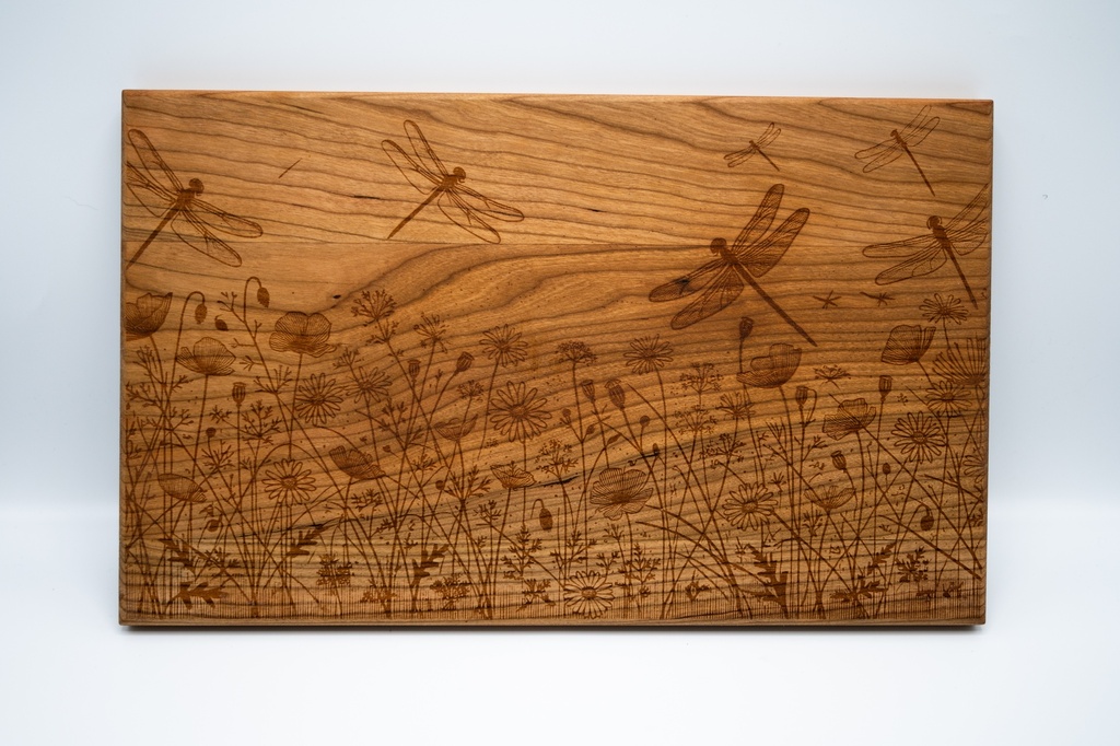 Flowers with Butterflies Cutting Boards