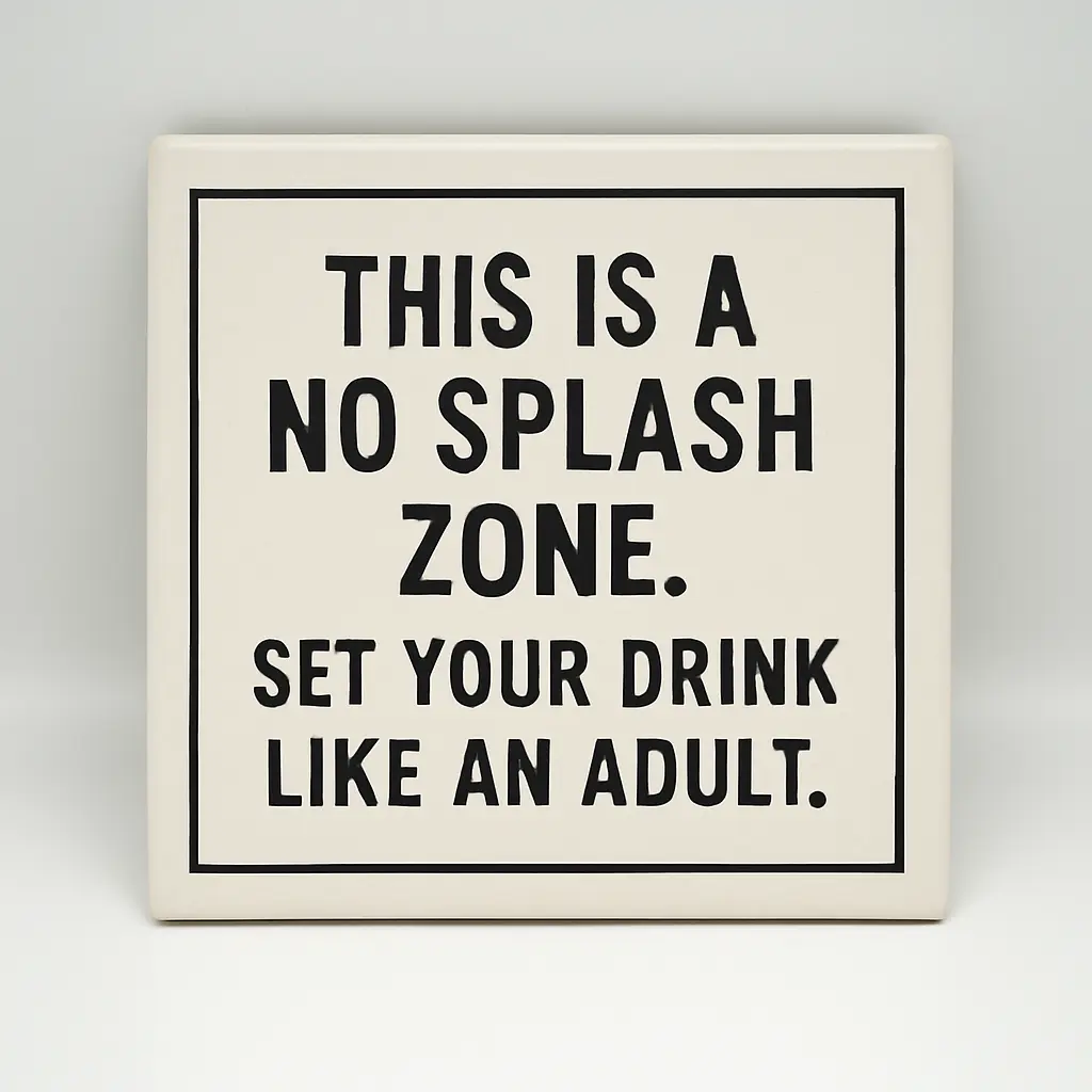 Slam Responsibly Coaster