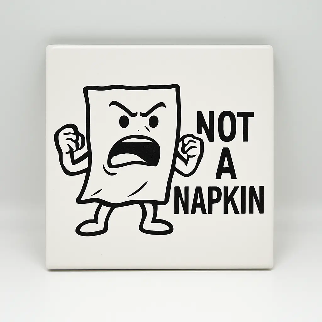 Not a Napkin Coaster