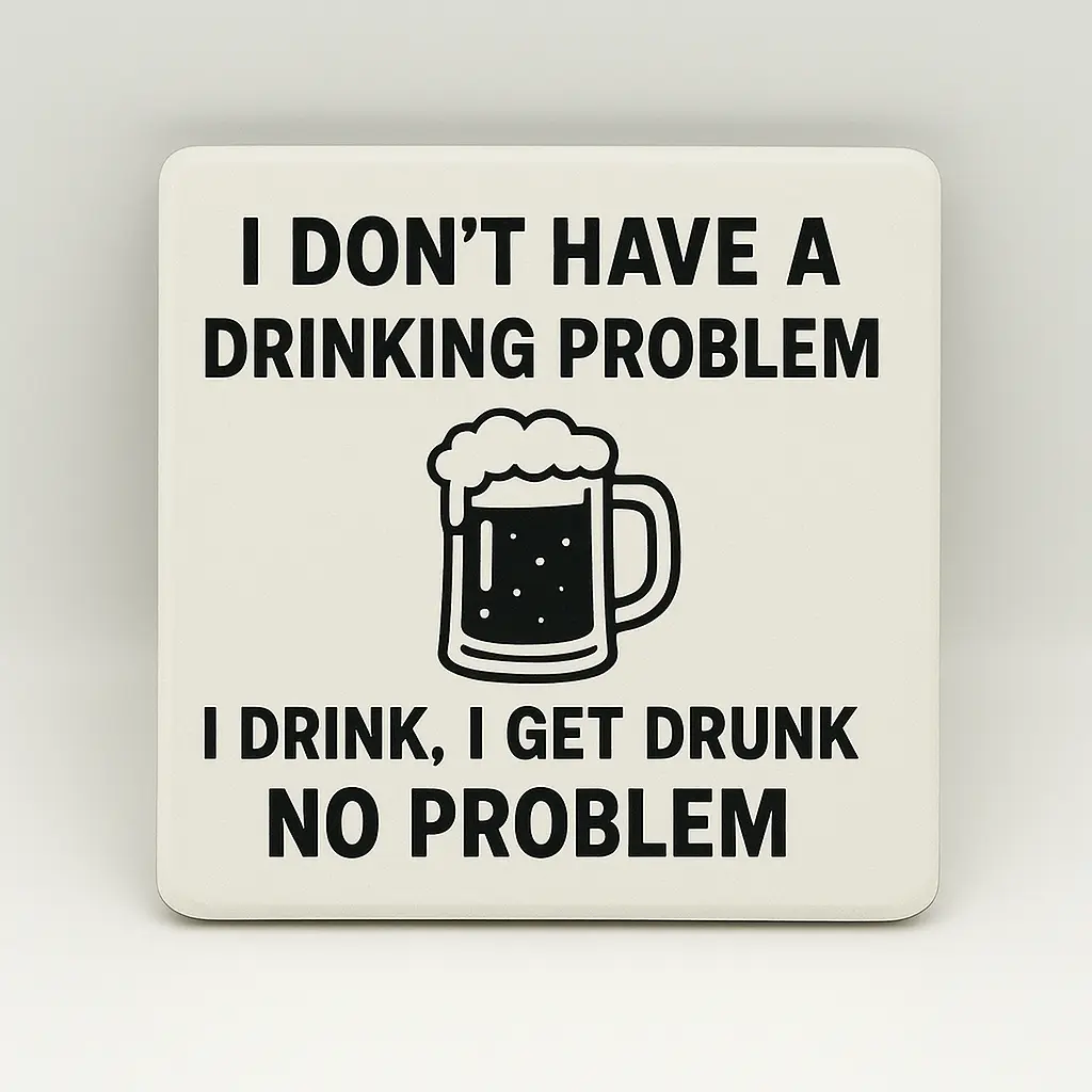 I Don't Have a Drinking Problem Coaster