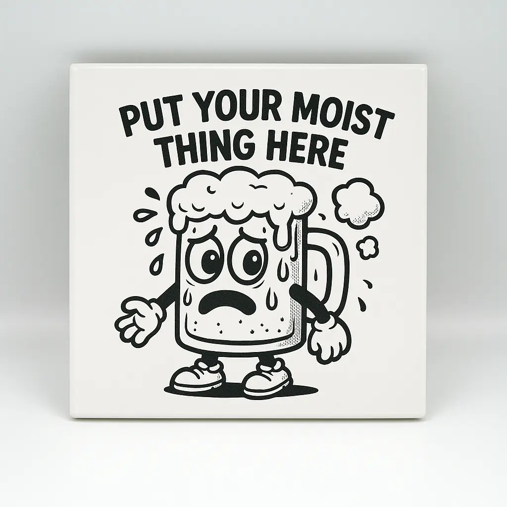 Put your moist thing here Coaster
