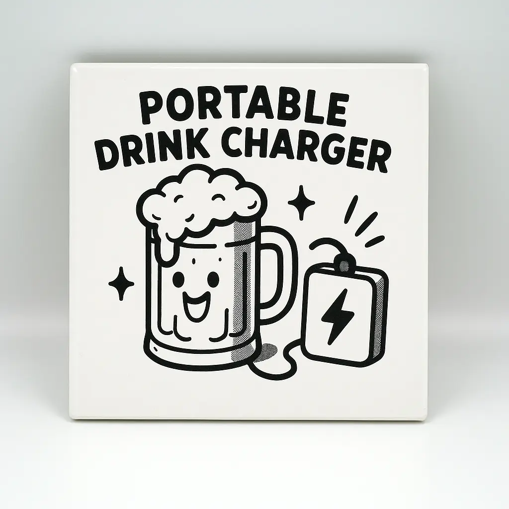 Portable Drink Charger Coaster