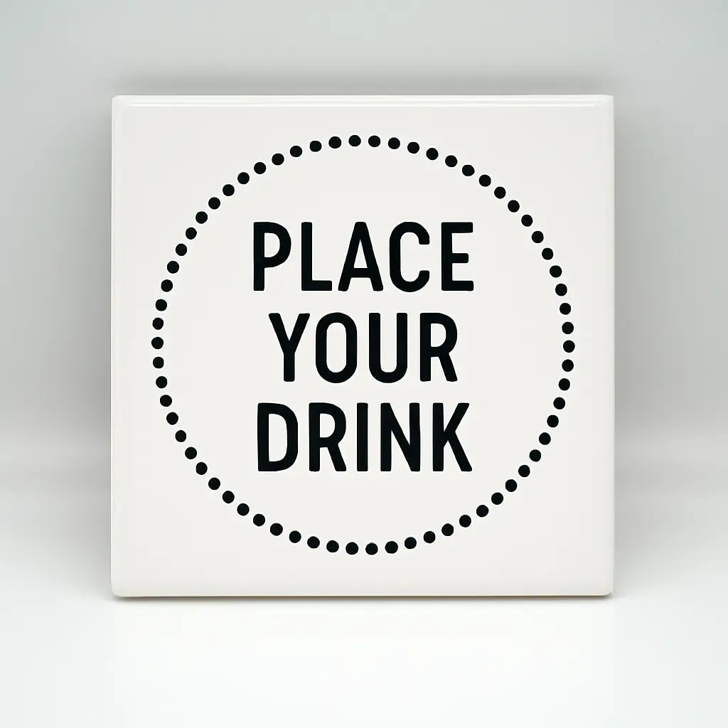 Place Drink Here Coaster