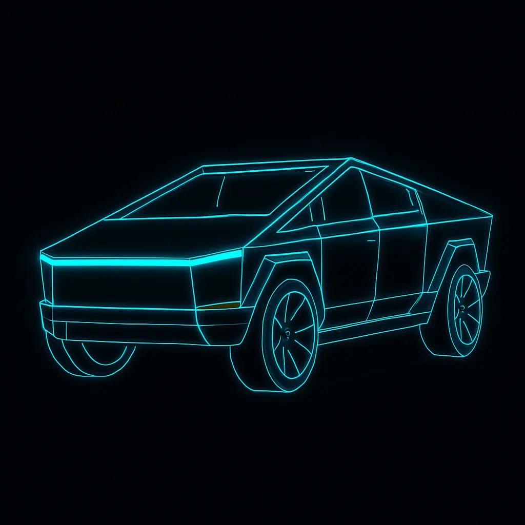 Cybertruck Coaster