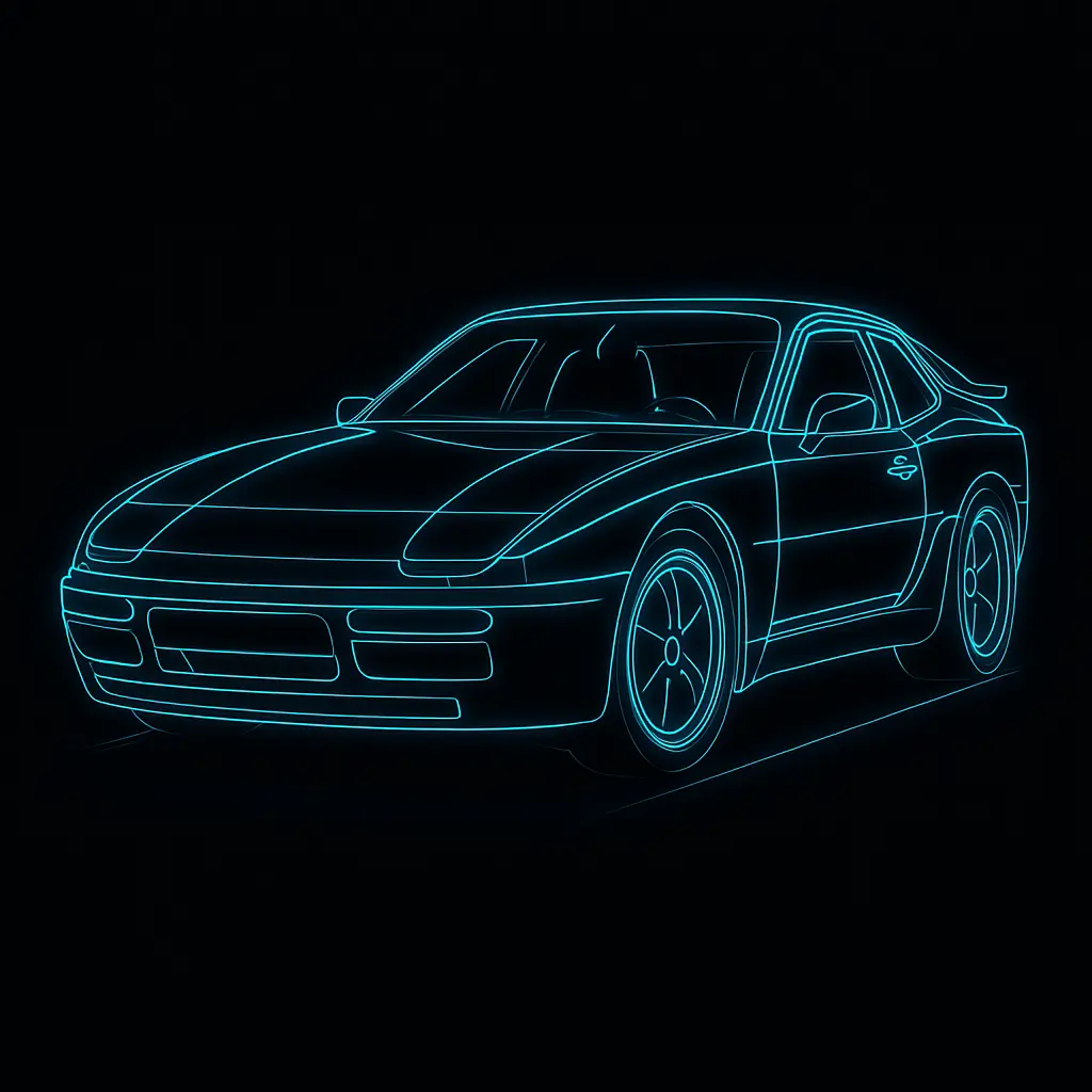 Porsche 944 Coaster