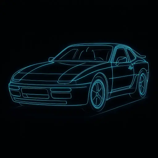 Porsche 944 Coaster