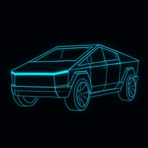 Cybertruck Coaster