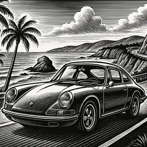 California Porsche 911 Coaster