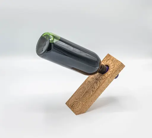 Custom Floating Wine Holder