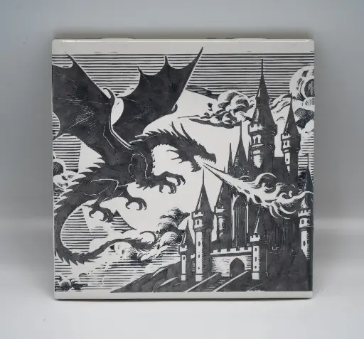 Dragon over Castle Coasters