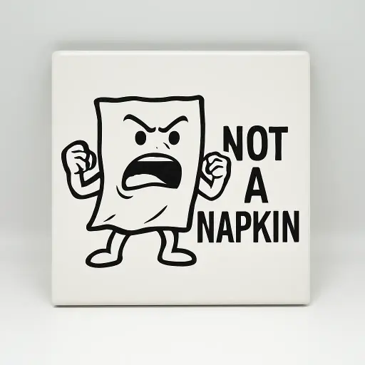 Not a Napkin Coaster