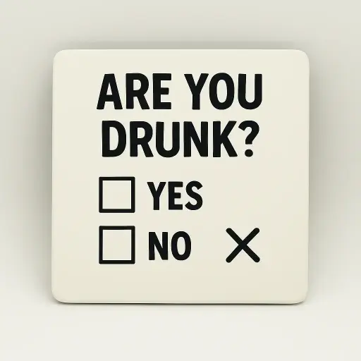 Are you Drunk? Coaster