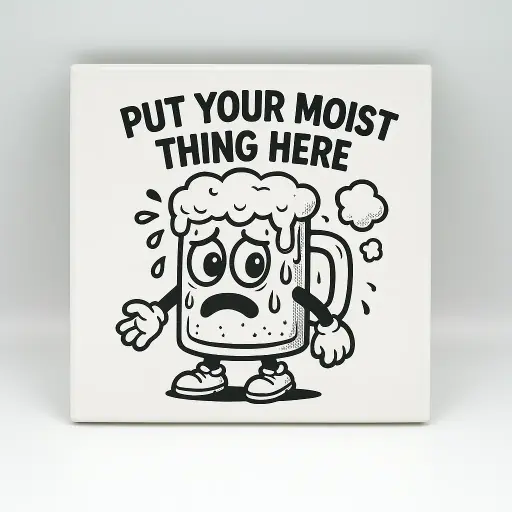 Put your moist thing here Coaster