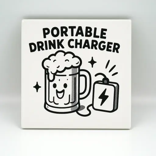 Portable Drink Charger Coaster