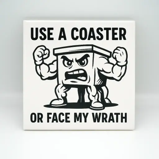 Use a Coaster or Face My Wrath Coaster