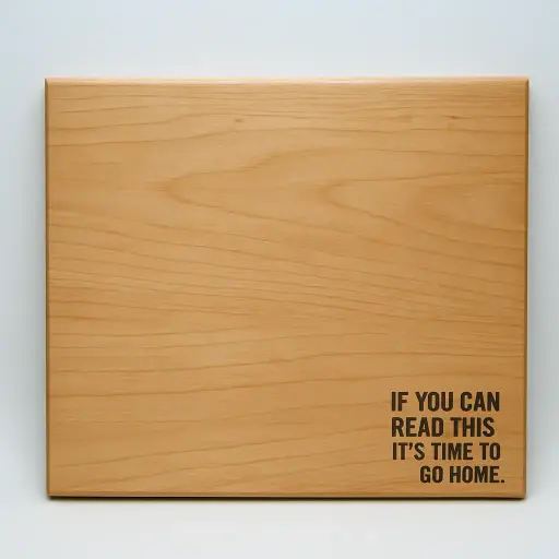 If You Can Read This Cutting Board