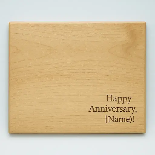 Custom Happy Anniversary Cutting Board 